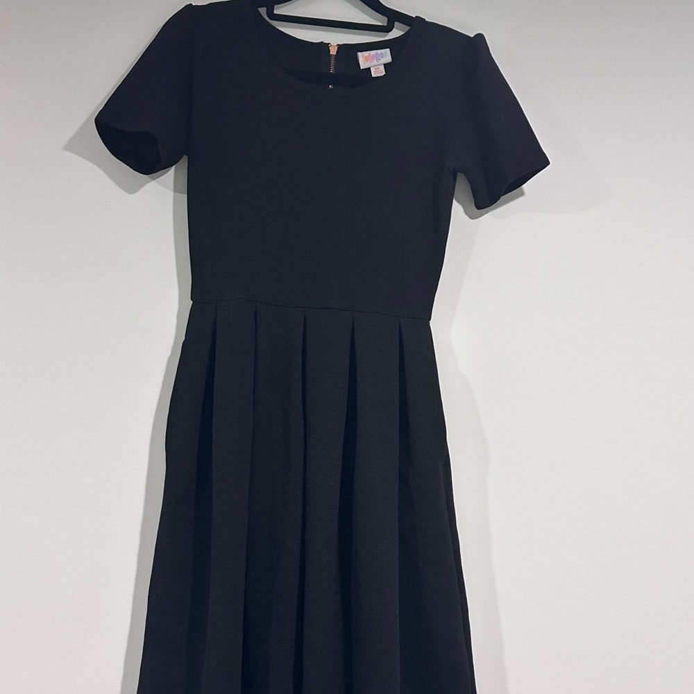 LulaRoe women’s XS black dress